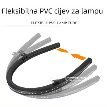 LED svjetlo s promjenom boje i strob efekta, fleksibilna LED traka s usisnom čašom za vozilo, upozoravajuće svjetlo i signal za prelaznu traku