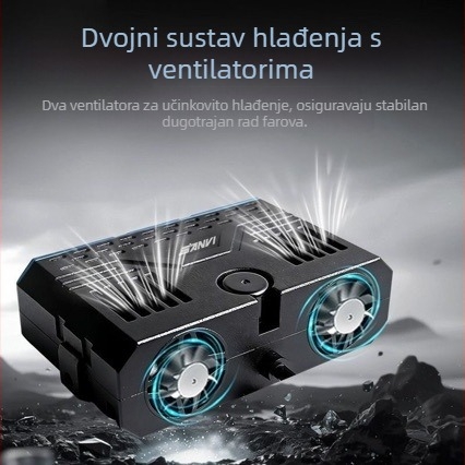 FG S301 Mrežno svjetlo s tri leće, 106W, 12V, 7A, aluminijska legura