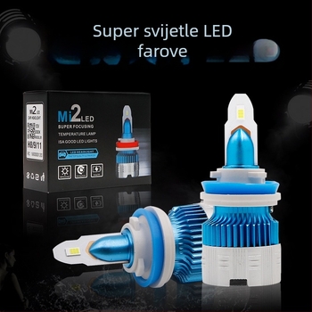 MI2 LED prednje svjetlo za automobil, 55W, 12V, sve-u-jednom visok i nizak snop, trajanje 5000h