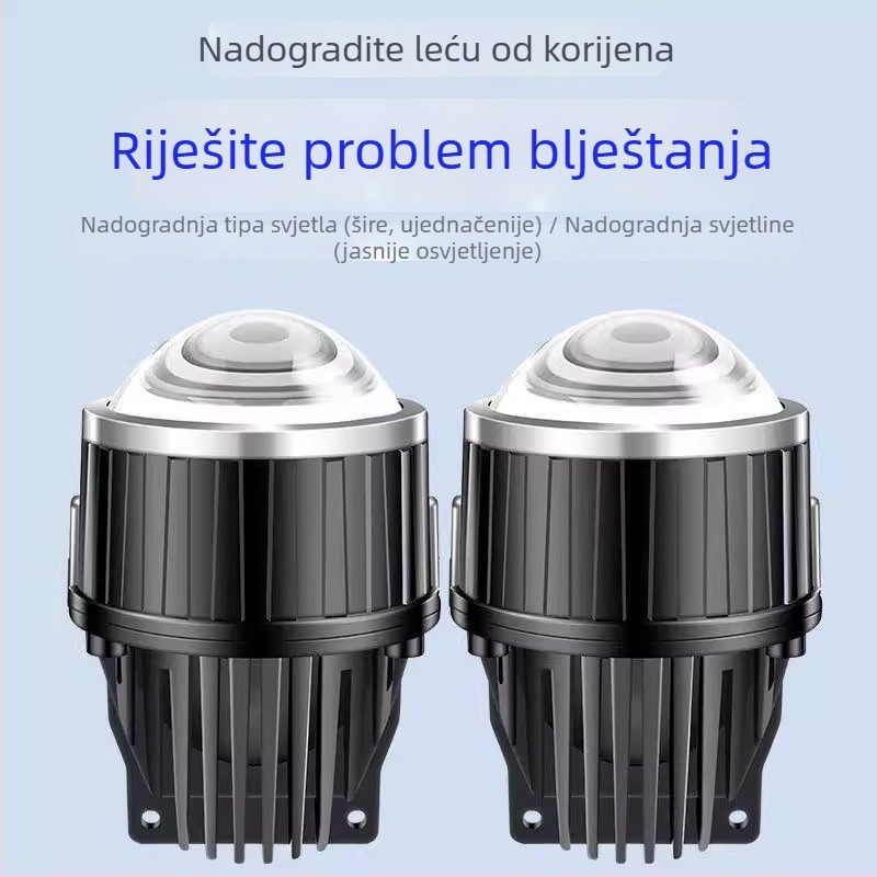 Off-road universalni LED far za vozila s bifokalnim laserskim lećama — 30W/35W, 5000 lm, 50.000 h