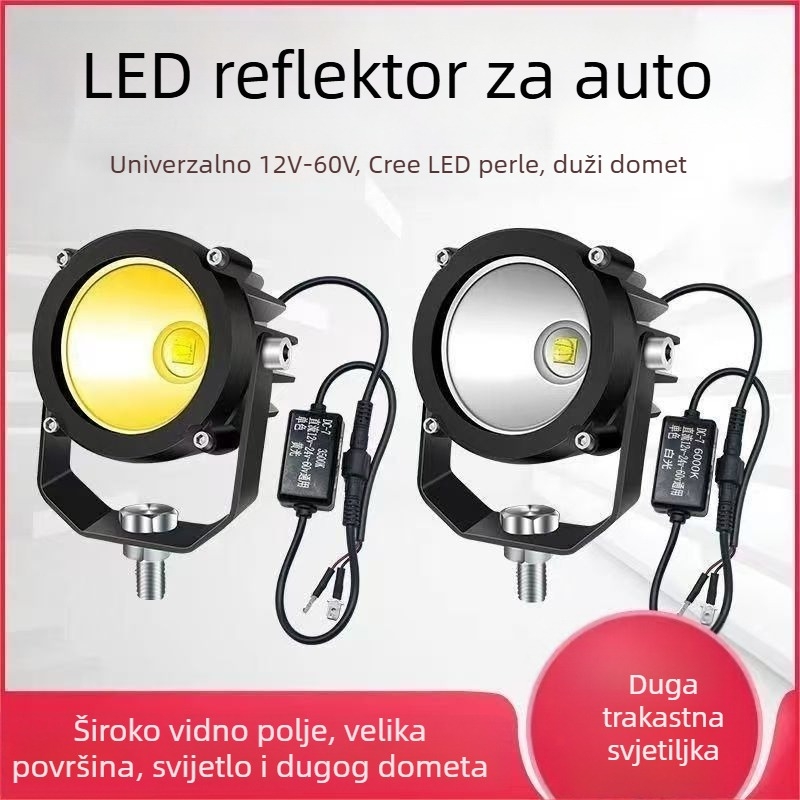 Auto reflektor s Astigmatizmom, 30W, 12–60V, aluminijska konstrukcija, kompatibilan sa svim modelima