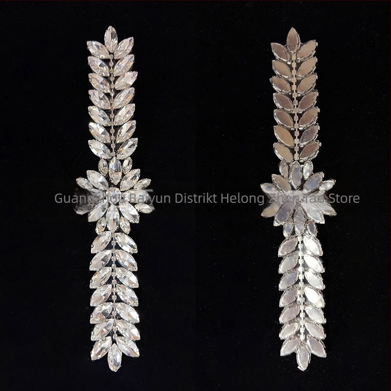 DIY dodaci za nakit: kristalna aplikacija za cipele s bazom topljivog ljepila, staklena umetanja, Guangzhou podrijetlo, Suli Jewelry brend