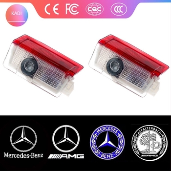 Svjetlo dobrodošlice na vrata za Mercedes-Benz E260/E300, A-klasa, B-klasa, GLC, GLB, C-klasa W205 — 12V, 5W, 0.15A; Materijal: PVC + aluminijska legura; Model: BENZ-E/C