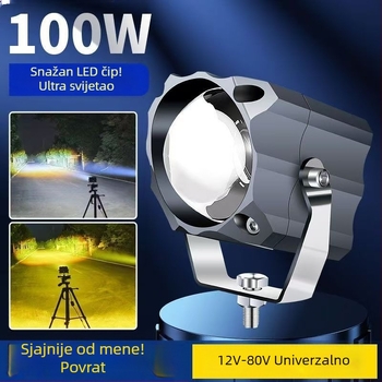 Auto LED reflektor s laserskom lećom, dugi domet, 50W, 12.24V, aluminijsko kućište za kamione