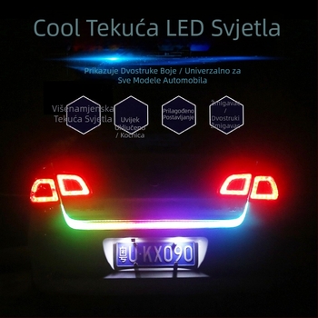 Svjetlo prtljažnika automobila s RGB LED, model MKS-99788, 12V, 5W, PVC