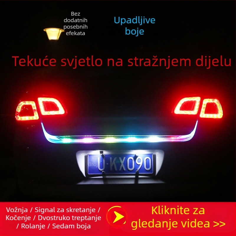 Svjetlo prtljažnika automobila s RGB LED, model MKS-99788, 12V, 5W, PVC