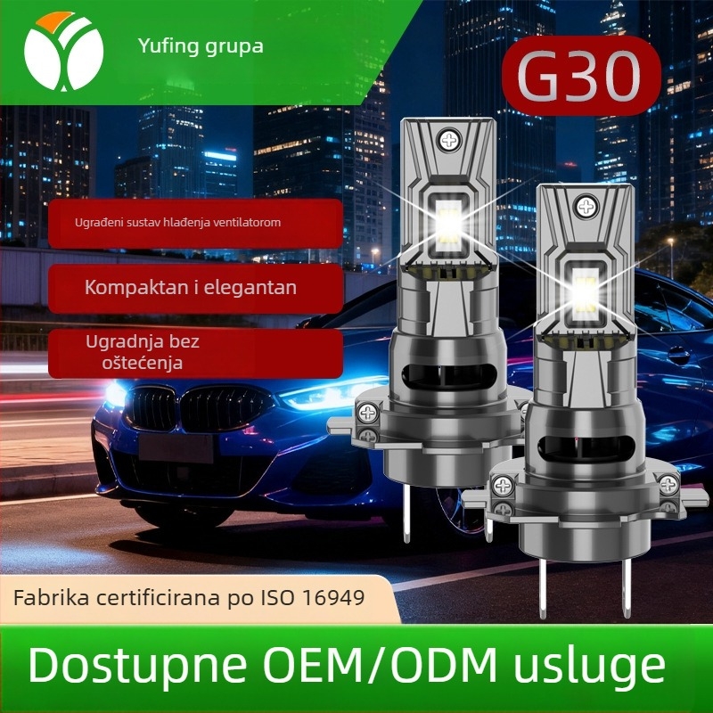 LED automobilska svjetla G30 serija, 28W, 12V, IP68, 1800 lm, univerzalna kompatibilnost