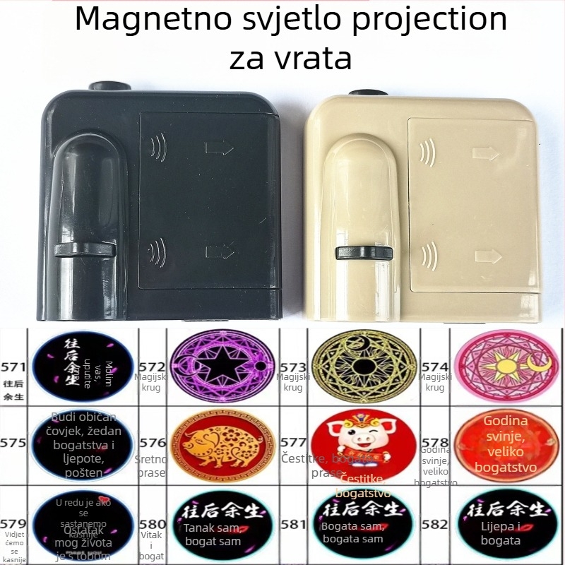 Svjetlo dobrodošlice za vrata automobila HC-CK10, ABS, 0.5W, 4.5V