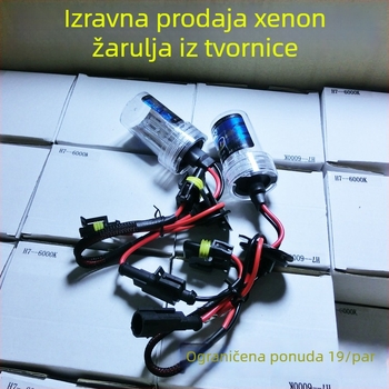 Automobilska Xenon HID žarulja za svjetla 35W/55W, 12V, kompatibilna s H1/H3/H7/H8/H9/H10/880/881/9012/H16, vijek trajanja 3000h