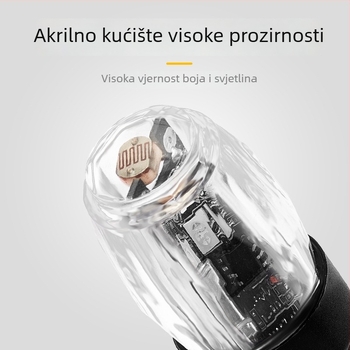 Svjetlo ventila za gumu s LED upozorenjem - Auto i motocikl LED svjetlo, model AZX-010, akril, 5V, 0.5W, kompatibilno sa svim modelima