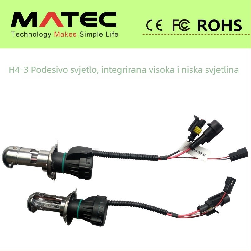 H4-3 teleskopska Xenon svjetla HID, 12V, 35W, 3500 lm, kompatibilan sa svim modelima