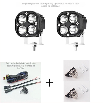 Reflektor A-stupa za terensko vozilo, LED glavna svjetla, 12V, 40W, 3000 lm, IP23