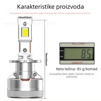 Automobilski LED far D serija, 45W, 12V, 5000-6000 lm, IP67