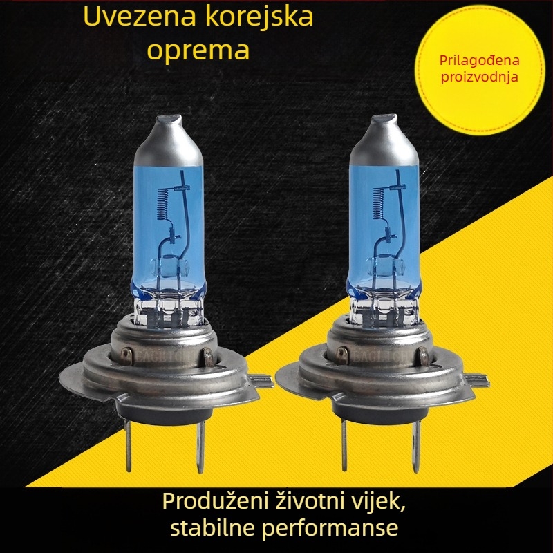 EAGLIGHT H7 12V 100W ultrabijela halogenska žarulja za automobil – niski snop i svjetlo za maglu