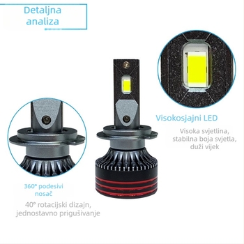 LED auto far M8PRO – 65W, 9-30V, 4000 lm, IP68