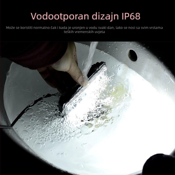 Dvostruka LED radna svjetiljka za automobil, 30W, 12V DC, 1200 lm, IP67, univerzalna kompatibilnost