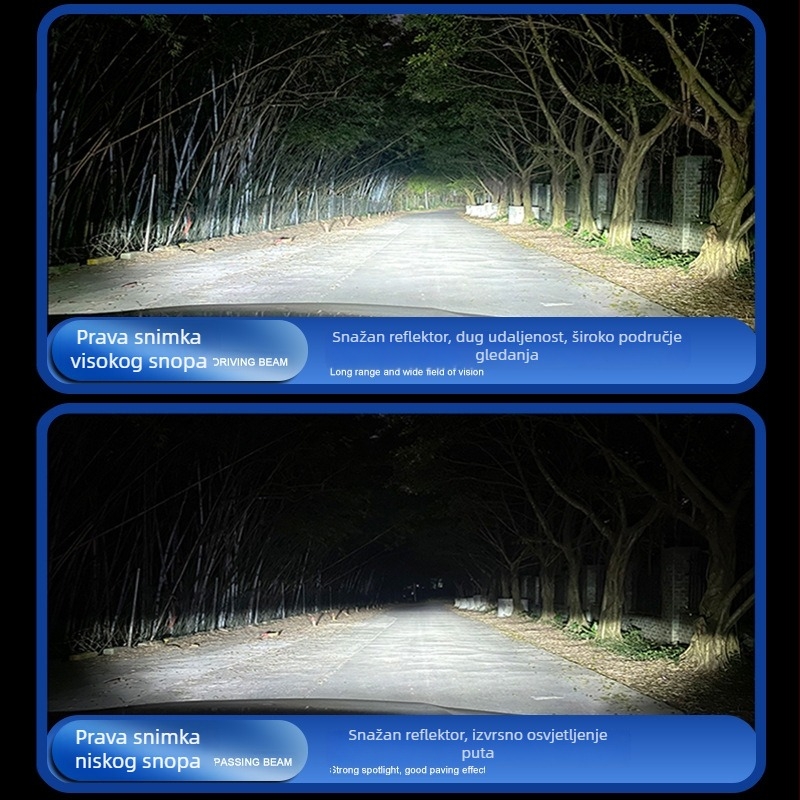 LED auto far – Model V34, 55W, 9-36V, IP68, univerzalna kompatibilnost