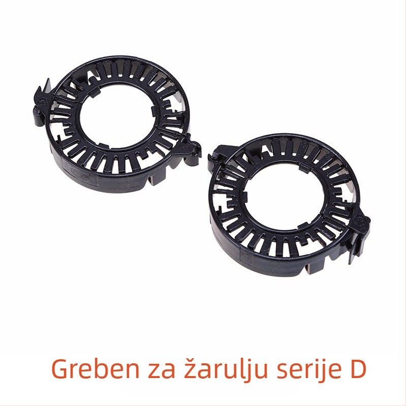 Auto držač Xenon lampe s bifokalnom lećom, oblik žarulje D1S, klipsni prsten, baza D1D3/D3S, 12V, 35/55W