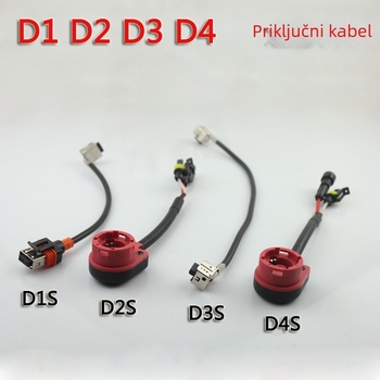 Linija za spoj HID balasta za automobil, Xenon adapter D1S/D2S/D3S/D4S, 12V, Baolong