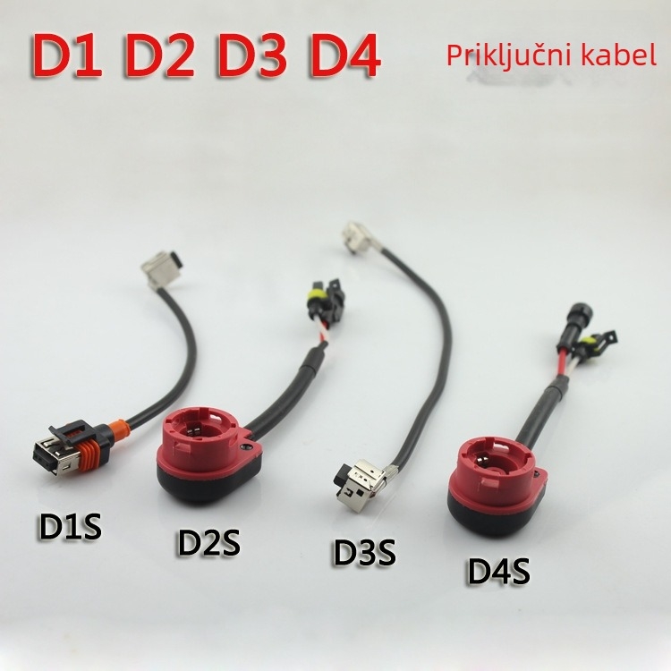 Linija za spoj HID balasta za automobil, Xenon adapter D1S/D2S/D3S/D4S, 12V, Baolong