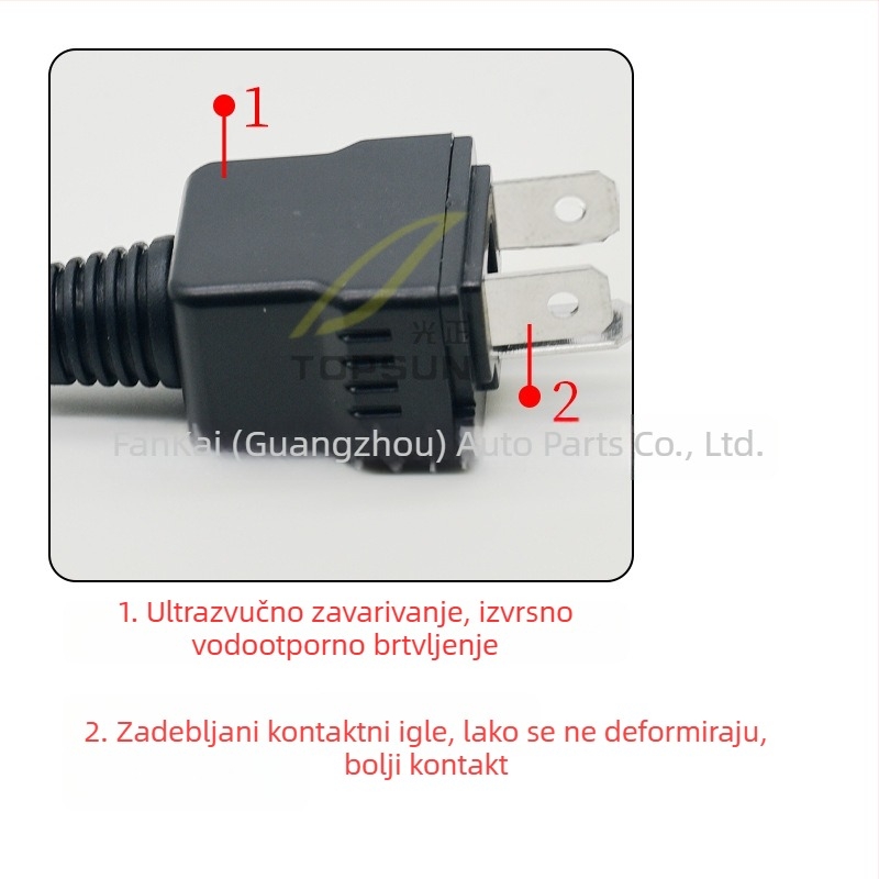 H4 modul za svjetla – 55W, 12V, 3.5A, aluminijsko kućište, HID Xenon zrak