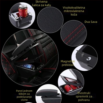 Armrest Box za Opel Astra 2011 europski model, plastični materijal, podrška pri montaži, marka Tang shanshan