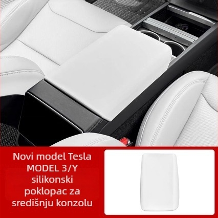 Zaštitni poklopac kutije naslona za ruke Tesla Model 3/Y — težina 280 g, Marka Nothing, Materijal: Drugo