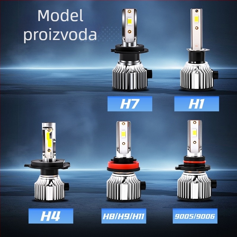 LED prednje svjetla za auto 6000K bijela, 48W ukupno, 9–36V, IP68, 30000h, dvostruki snop (visoki/niski)