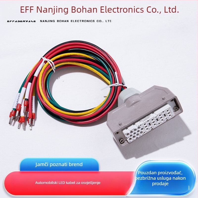 Kabliranje HID Xenon automobilsku prednju svjetlosnu jedinicu, vodootporno, LED kabel, sučelje Cage tip, model 25435, marka ZFTX