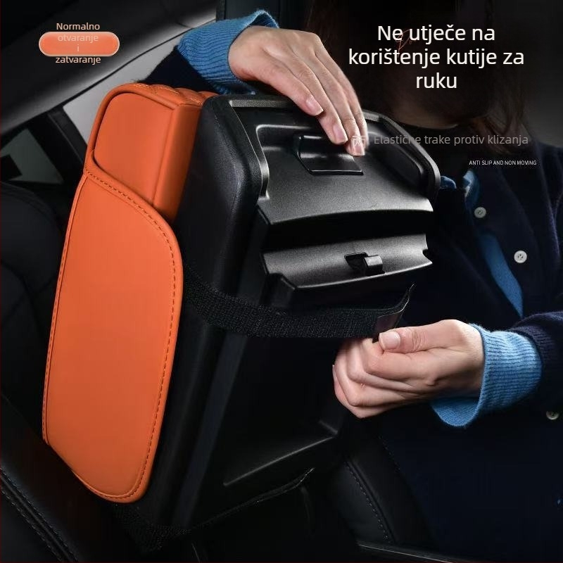 Kožna prostirka za središnji naslon za ruke automobila Bd888, univerzalni model, 570 g