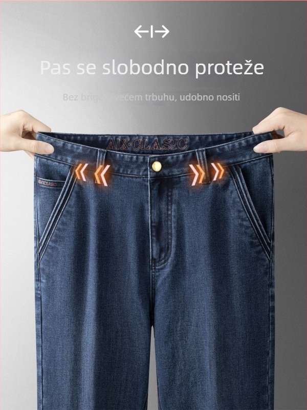 Muške traperice 2025: visok pojas, straight kroj, debeli denim, elastični, zatvarač na zip