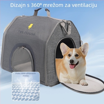 Moorpet torba za kućne ljubimce – Oxford materijal, kapacitet 25, jednobojni uzorak, za težinu 7 kg i više