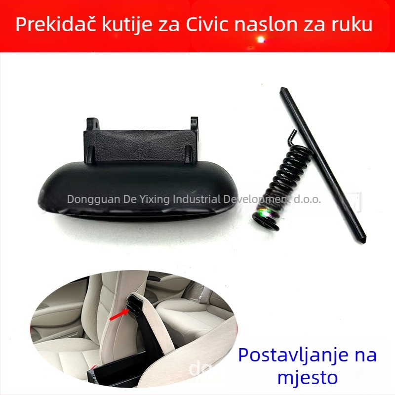 Klip za zaključavanje poklopca naslona za ruku za Honda Civic – Plastika – 15 g