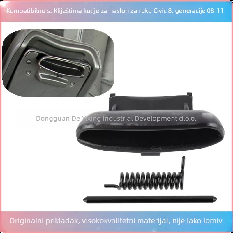 Klip za zaključavanje poklopca naslona za ruku za Honda Civic – Plastika – 15 g