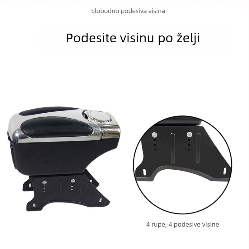 AC-464 Univerzalna kutija za naslon automobila, plastika, 1100 g, velika kapaciteta skladištenja, obrada po narudžbi
