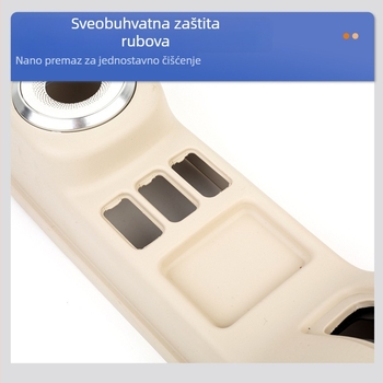 Automobilska kutija za centar konzole za skladištenje s integriranim držačem ručne kočnice; plastična konstrukcija; prilagodljivo; podrijetlo Shandong; model Handbrake Mount Integrated Handrail Box.