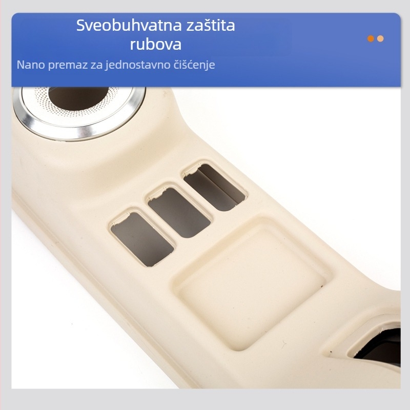 Automobilska kutija za centar konzole za skladištenje s integriranim držačem ručne kočnice; plastična konstrukcija; prilagodljivo; podrijetlo Shandong; model Handbrake Mount Integrated Handrail Box.