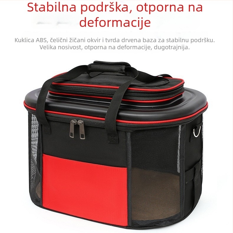 Prozračna torba za kućne ljubimce za vanjska putovanja – Oxford materijal, kapacitet 40, pogodno za kućne ljubimce 7 kg i više