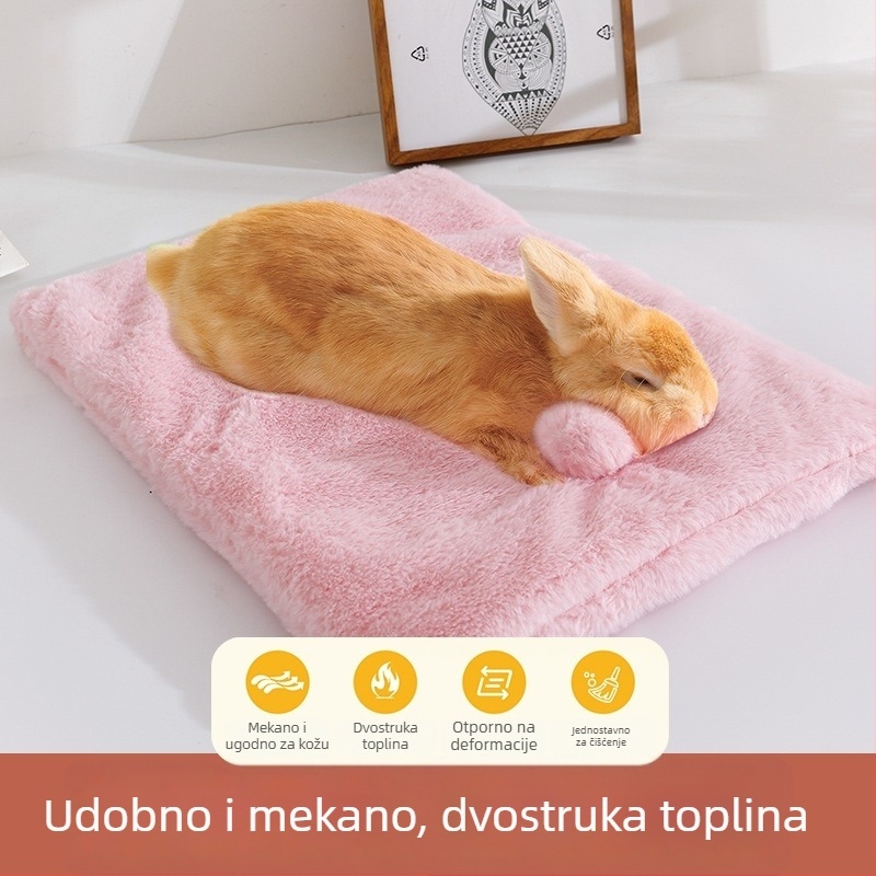 Pamukasto gnijezdo za mala kućne ljubimce, jesen-zima: ležaljka za zečeve, debelo toplo gnijezdo za hrčke, gnijezdo od pamuka za glodavce