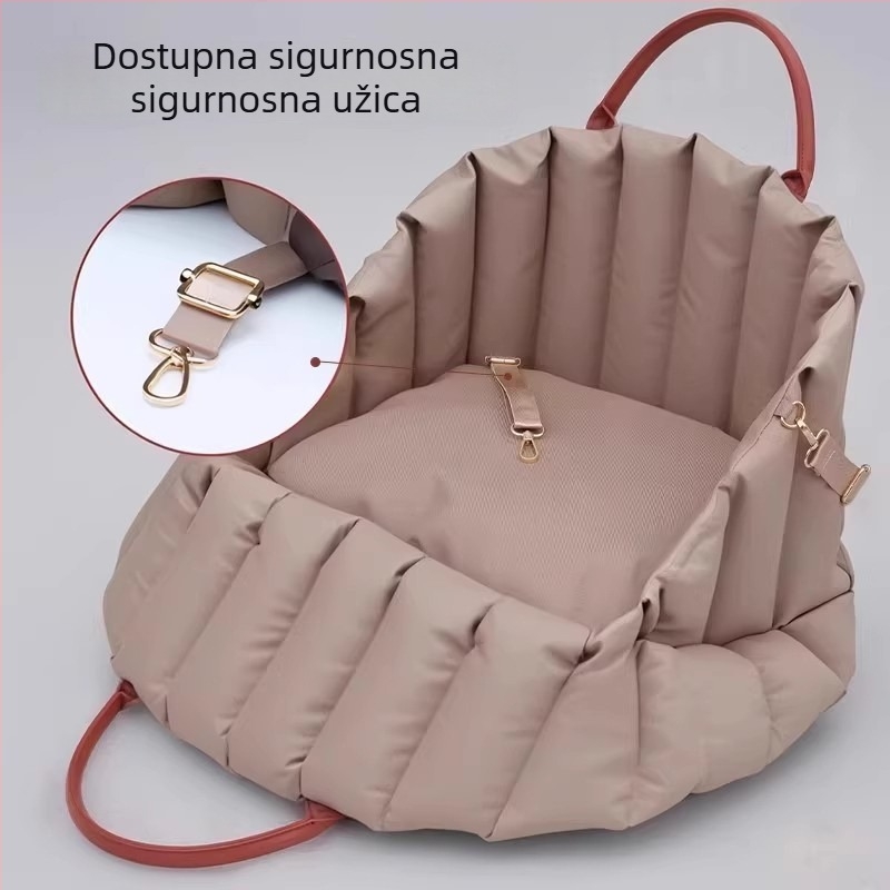 Torba za prijevoz kućnih ljubimaca za auto, za pse i mačke, prijenosna ručna sigurnosna sjedalo, leglo za ljubimce i putna jastučnica, velika kapaciteta (Brand: Aoting; Materijal: Tkanina; Kategorija: Torba za kućne ljubimce)