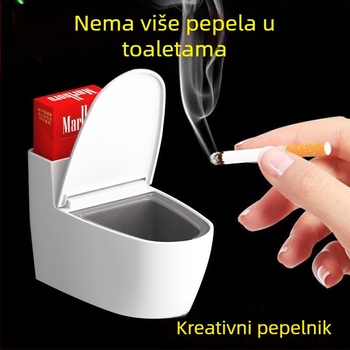 Zidni plastični pepepeljak s poklopcem, minimalistički dizajn, za kupaonicu i dnevni boravak