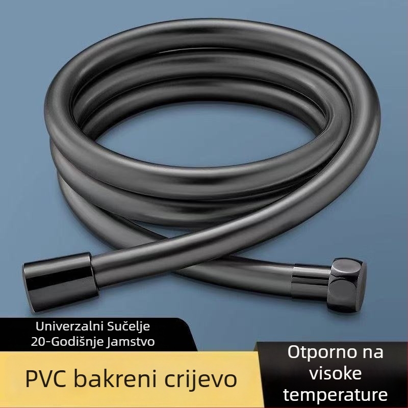 Tuš cijev PVC - otpornost na visoke temperature, moderan minimalistički stil, marka Jomnw
