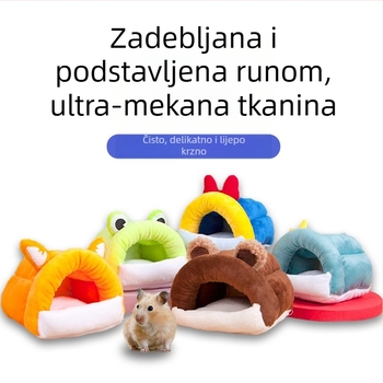 Zimsko gnijezdo za hrčka s pamučnom punom – Hip Hop Pet, za jesen i zimu
