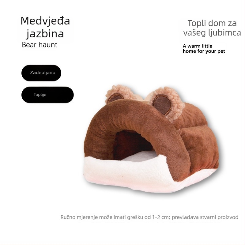 Zimsko gnijezdo za hrčka s pamučnom punom – Hip Hop Pet, za jesen i zimu