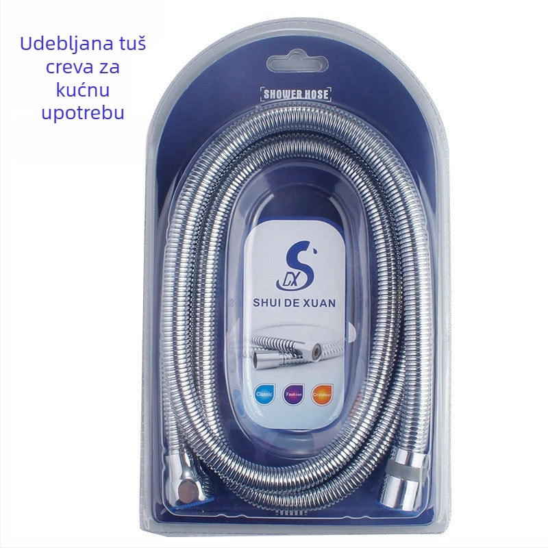 Tuš cijev, model hp-4, nehrđajući čelik, nominalni tlak 0-100, radna temperatura 1-100°C, instalacija: zategnite maticu.