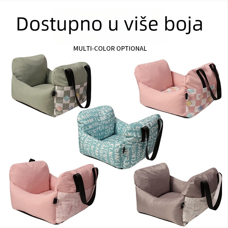 Ležaljka za kućne ljubimce – vodootporna, uklonjiva i periva, s PP vlaknom punjenja