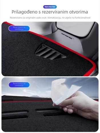 Che an Chi Poliester Četiri Godišnja Doba Univerzalni Pokrov Instrumentne Ploče Automobila sa Logom