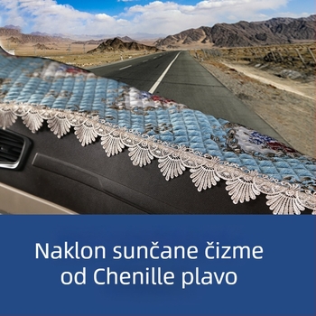 Mat za radni stol od chenilla, zaštita od svjetla, protuklizna, sve sezone