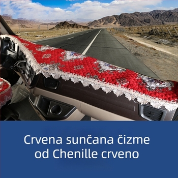 Mat za radni stol od chenilla, zaštita od svjetla, protuklizna, sve sezone
