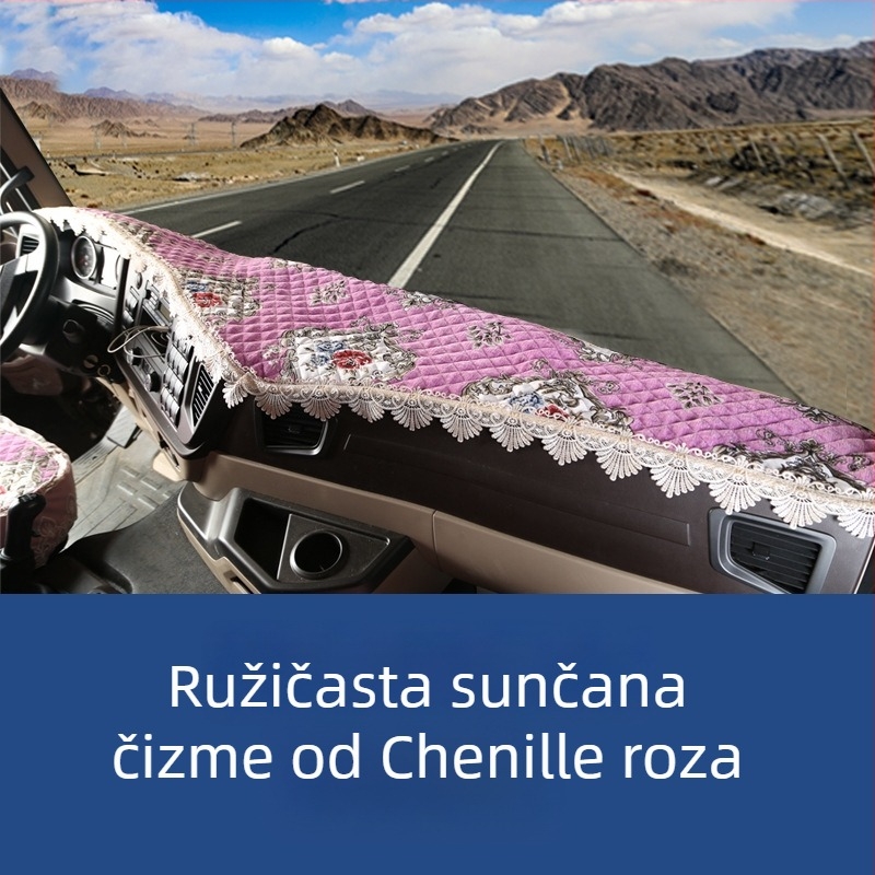 Mat za radni stol od chenilla, zaštita od svjetla, protuklizna, sve sezone